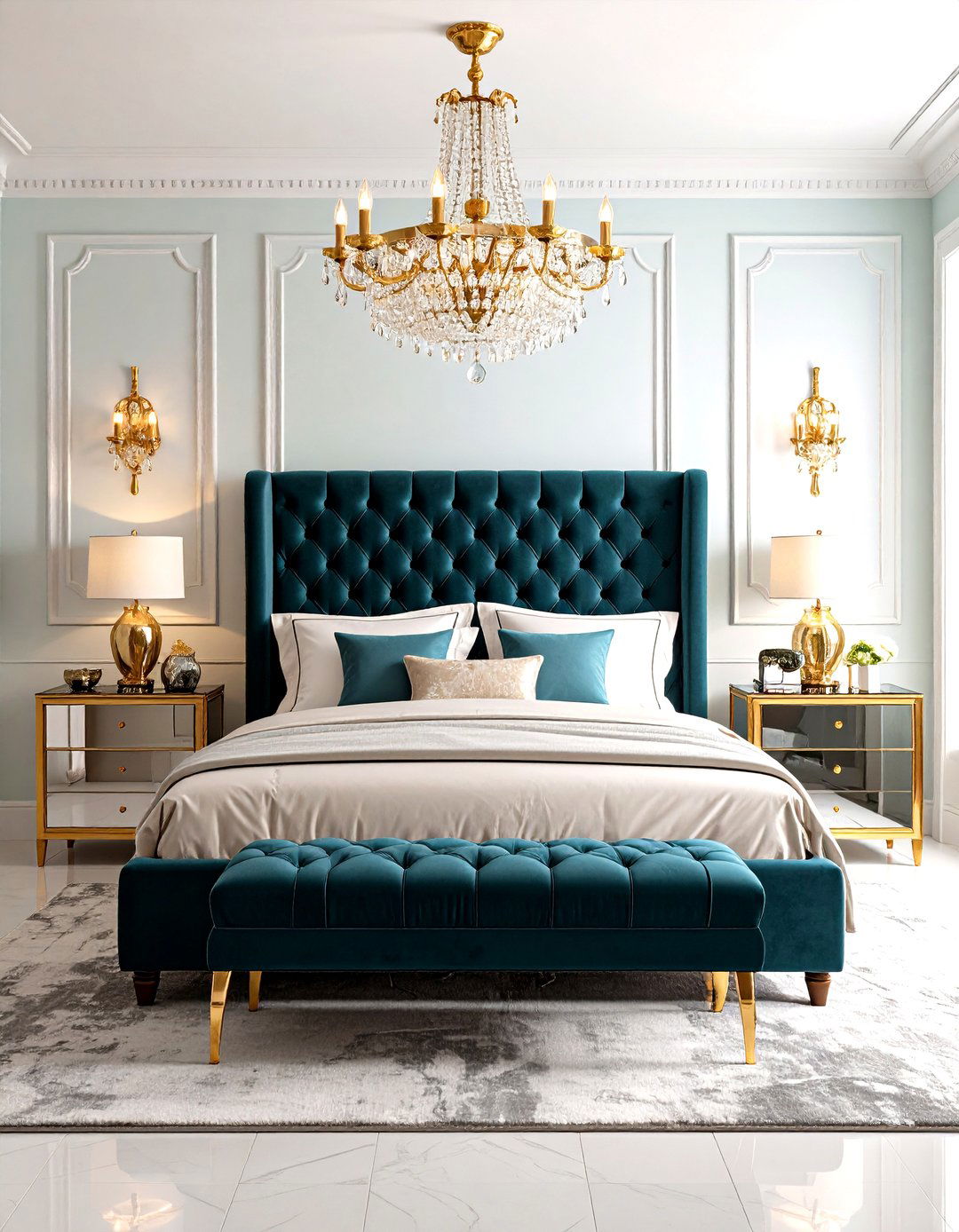 The Hollywood Regency Bedroom - 30 design a bedroom ideas