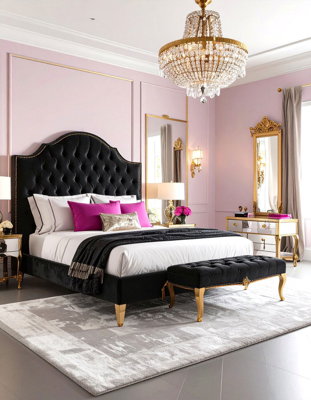 The Hollywood Regency Bedroom - 30 design bedroom ideas