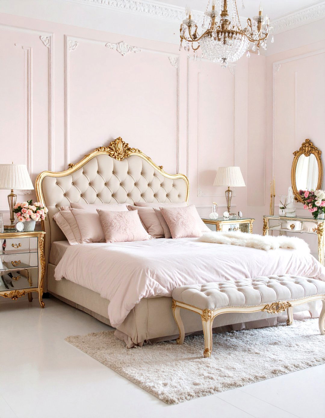 The Hollywood Regency Bedroom - 30 1920's art deco interior design ideas