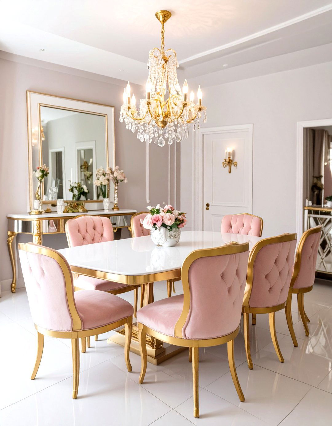 The Hollywood Regency Dining Room Table - 30 dining room table ideas
