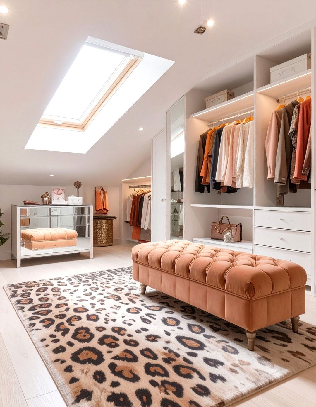 The Hollywood Regency Glam Closet - 30 attic closet ideas