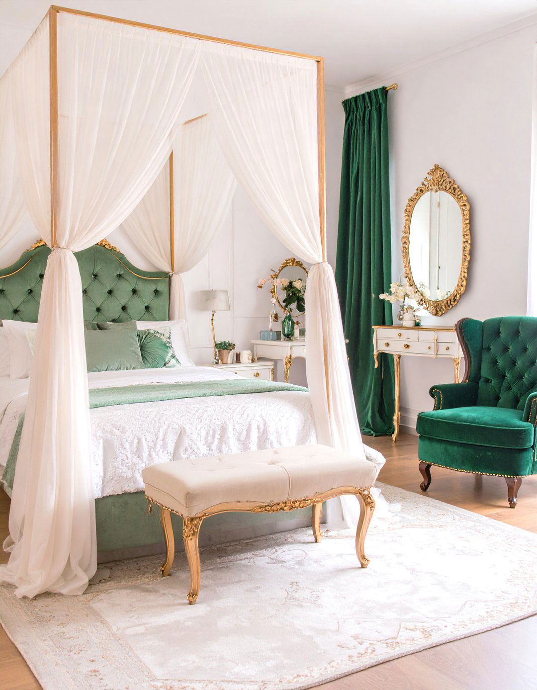 The Hollywood Regency Glam Room - 30 girl room decor ideas