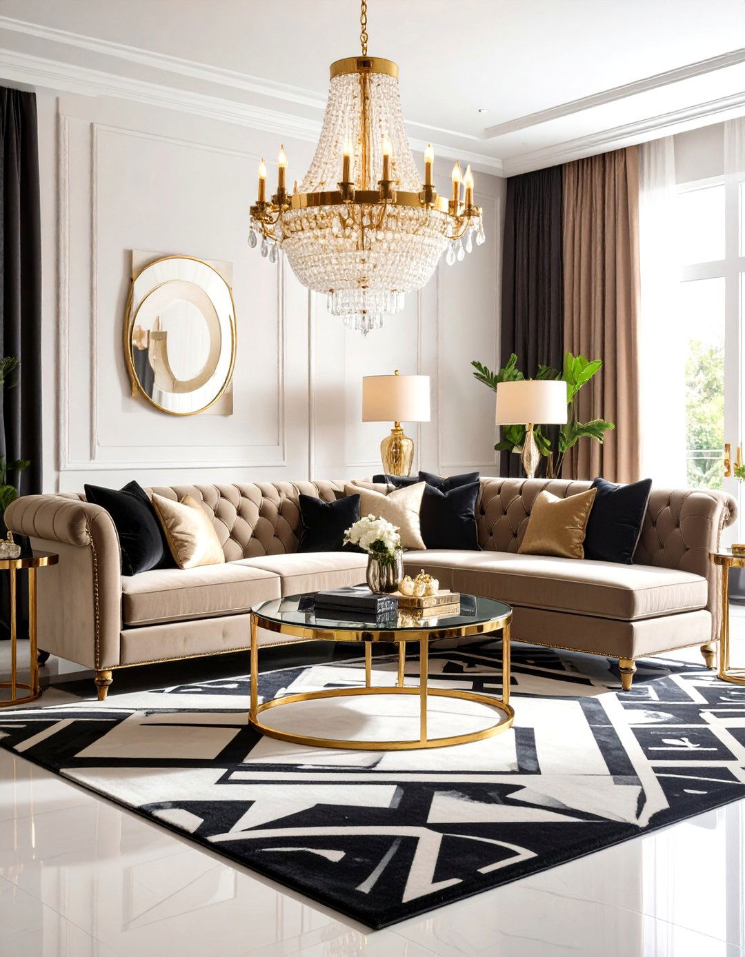 The Hollywood Regency Glamour - 30 home decor ideas