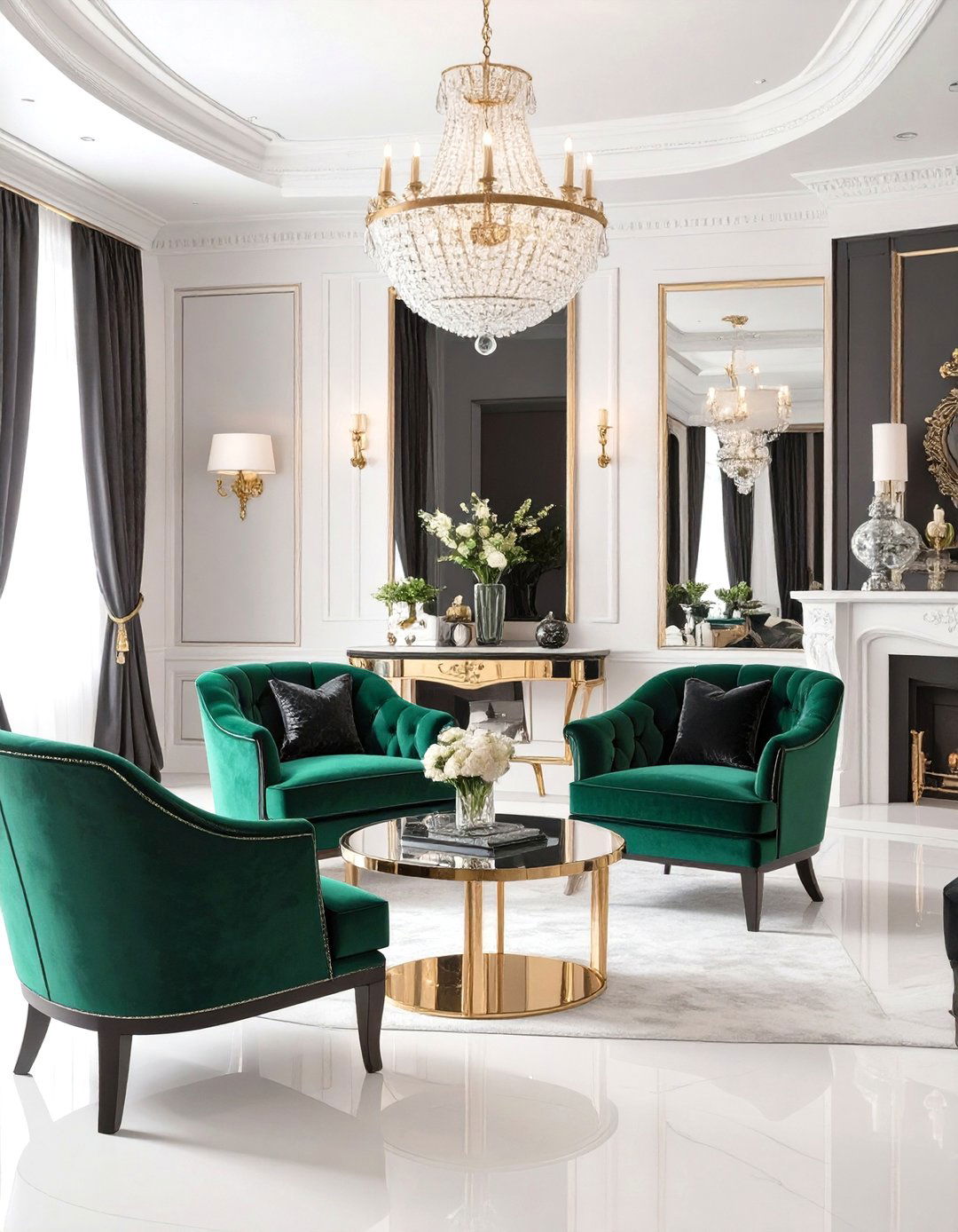The Hollywood Regency Living Room - 30 home design games online free ideas