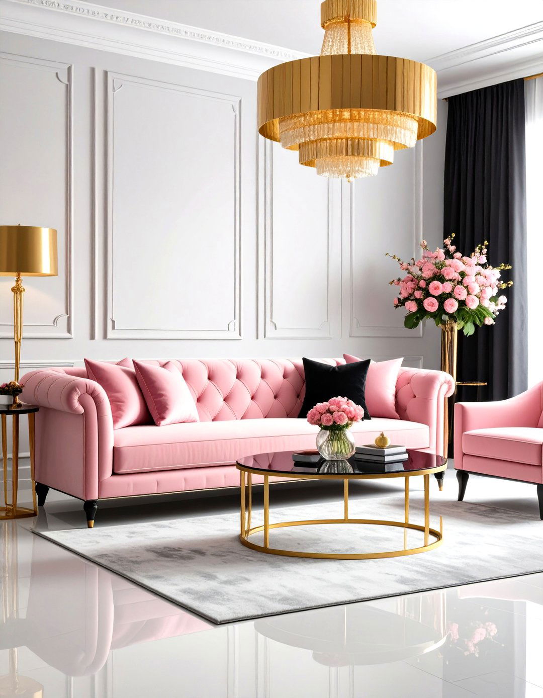 The Hollywood Regency Living Room - 30 living room decor ideas