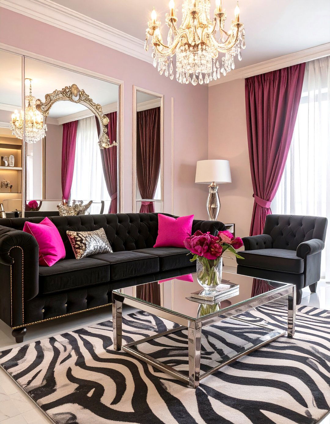 The Hollywood Regency Living Room - 30 cool living room ideas