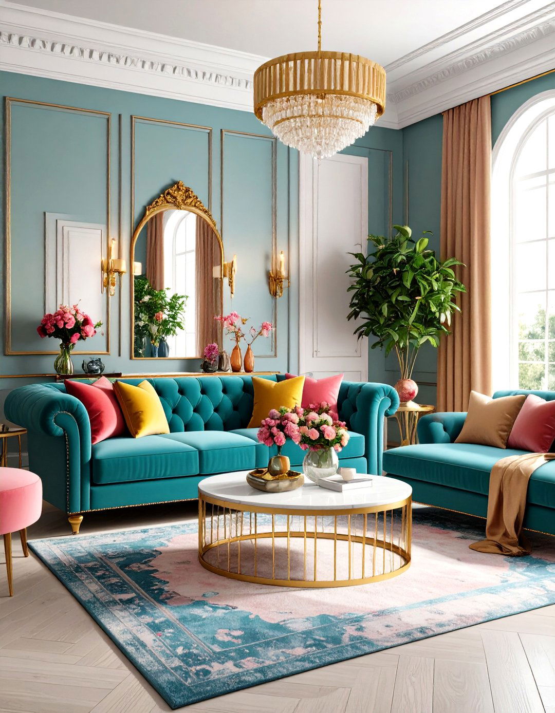 The Hollywood Regency Living Room - 30 decor ideas for living room