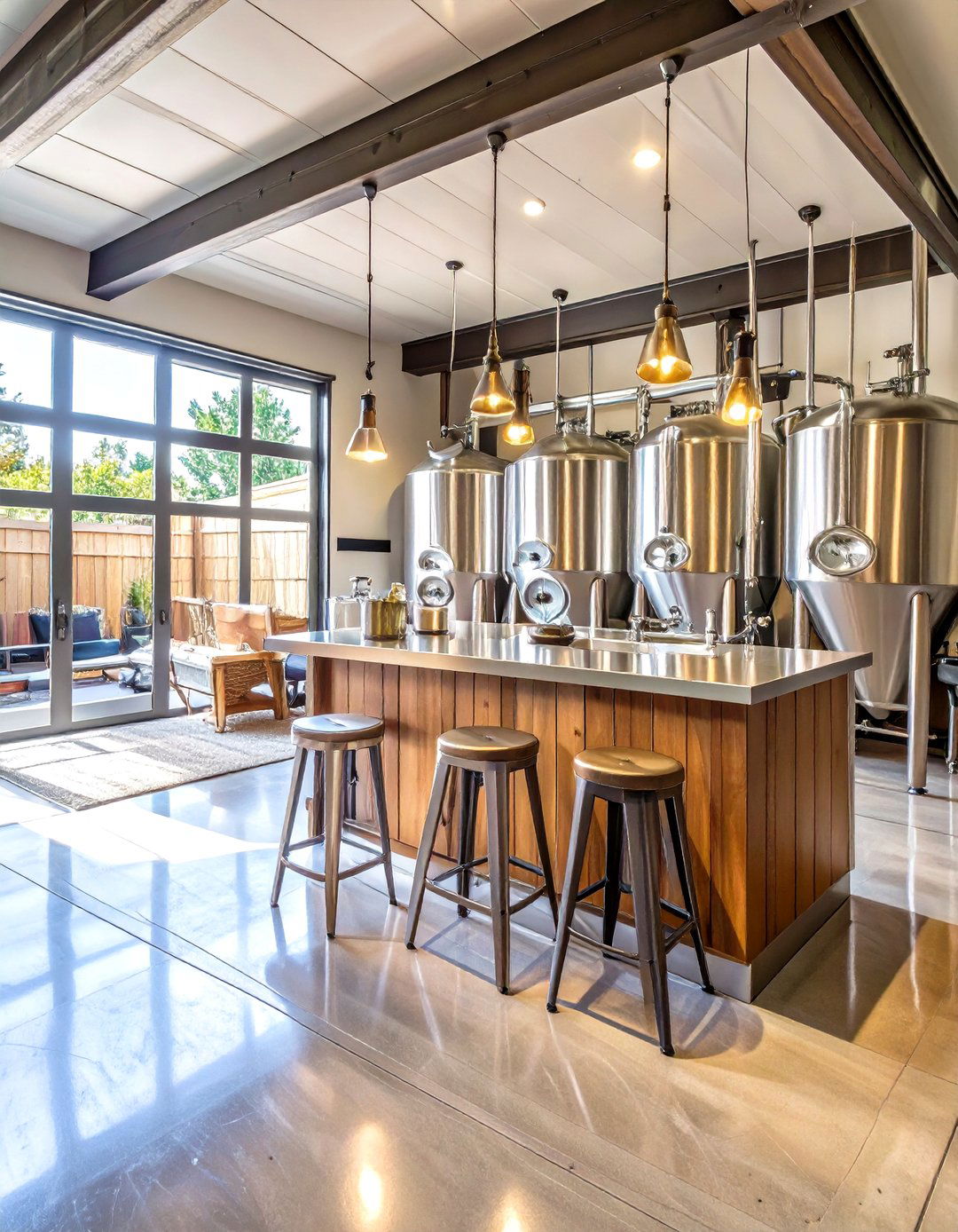 The Home Brewery Garage - 30 garage makeover ideas