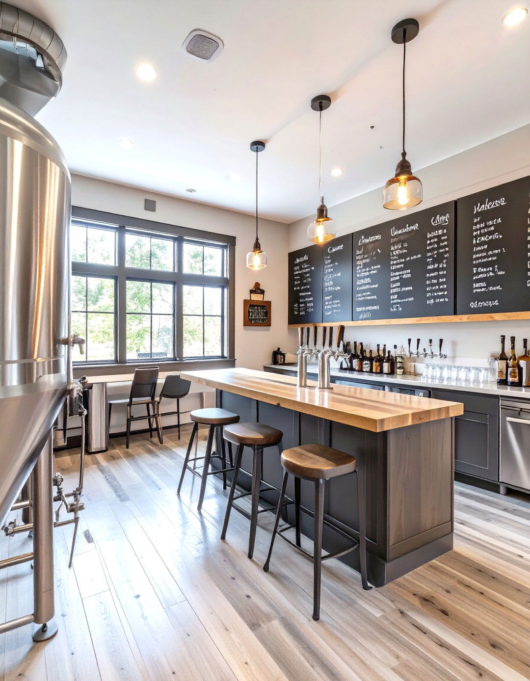 The Home Brewery and Taproom - 30 man cave furniture ideas