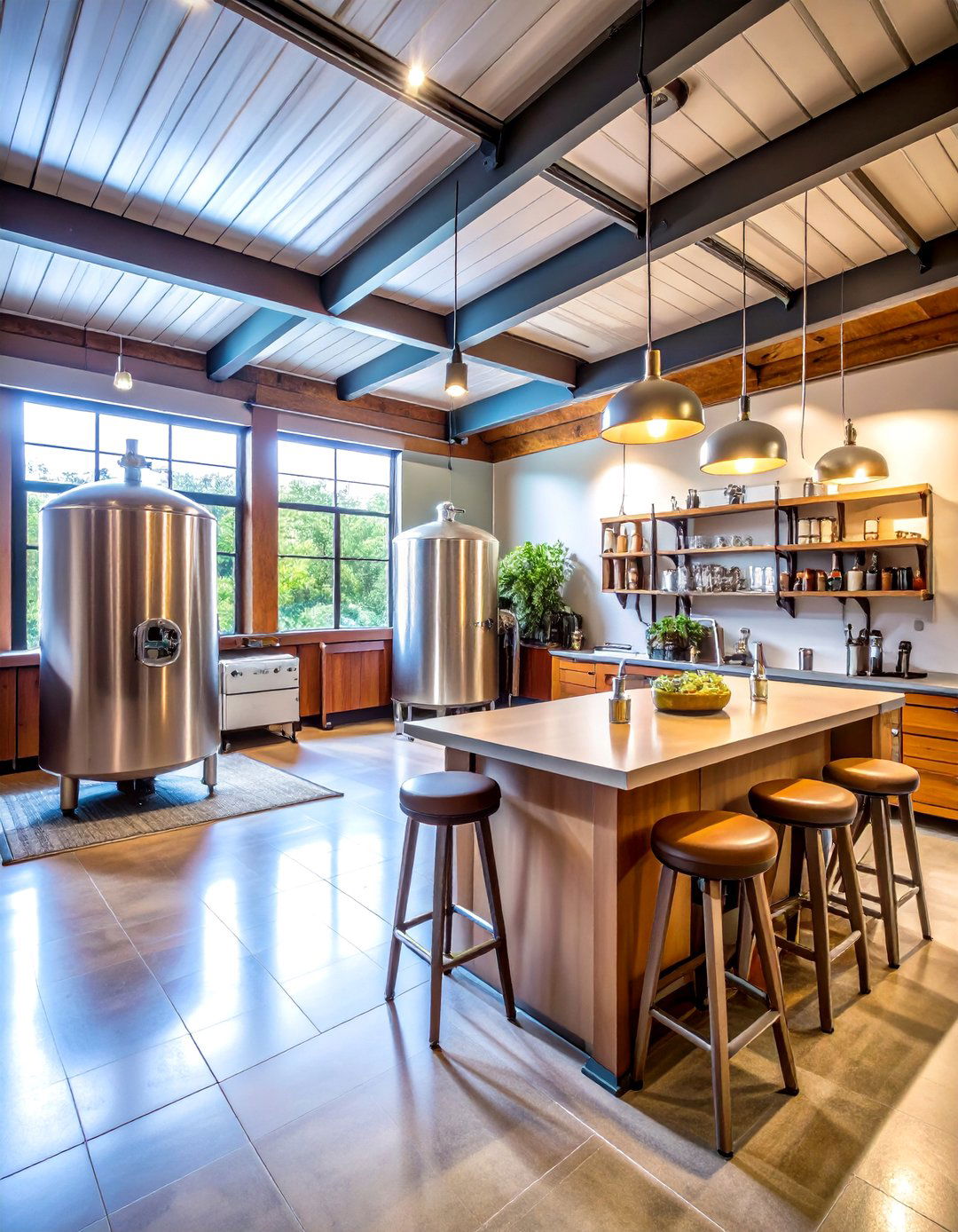 The Home Brewery and Taproom - 30 2 car garage man cave ideas