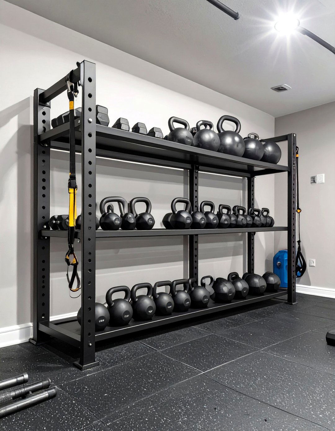 The Home Gym Storage Wall