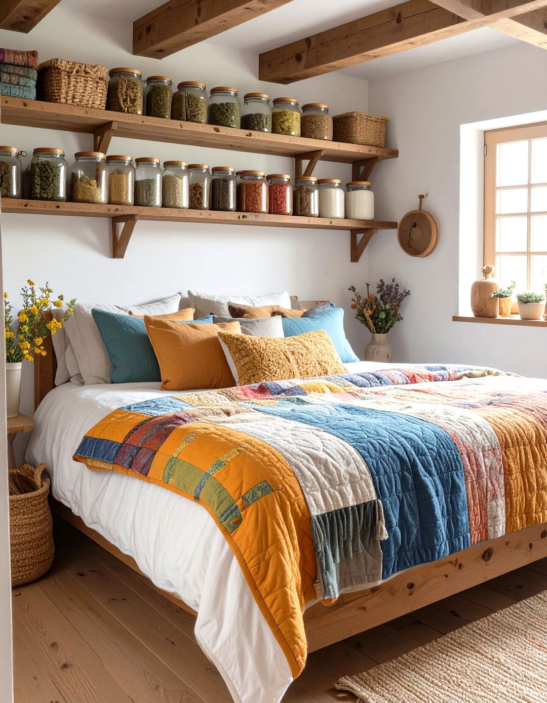 The Homesteaders Pantry Bedroom - 30 cottagecore bedroom ideas