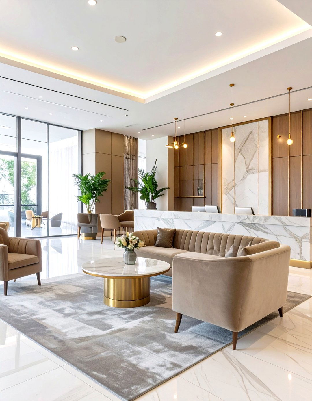 The Hospitality Fusion Office - 30 corporate office interior design ideas