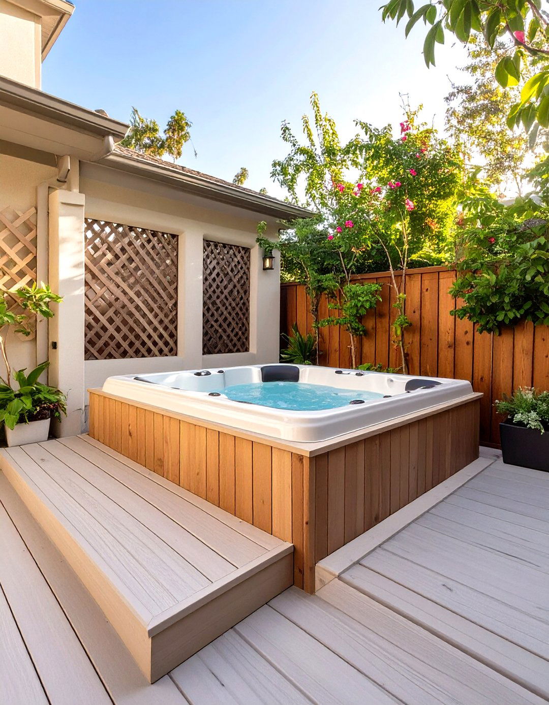 The Hot Tub Hideaway - 30 elevated deck ideas