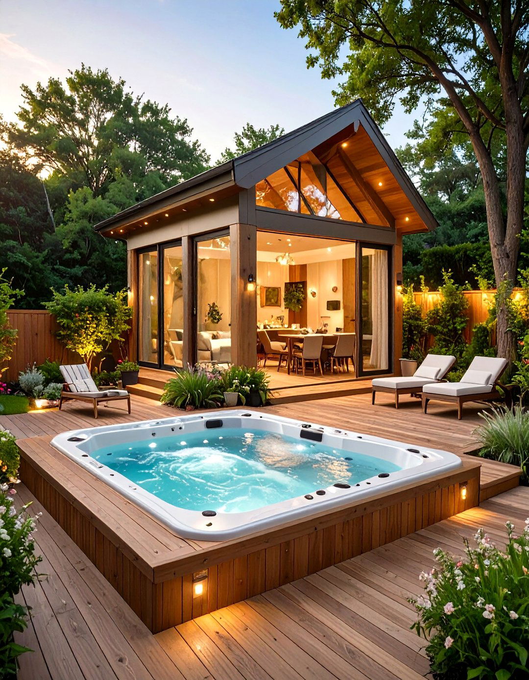The Hot Tub Hideaway Deck Design Software - 30 deck design software ideas