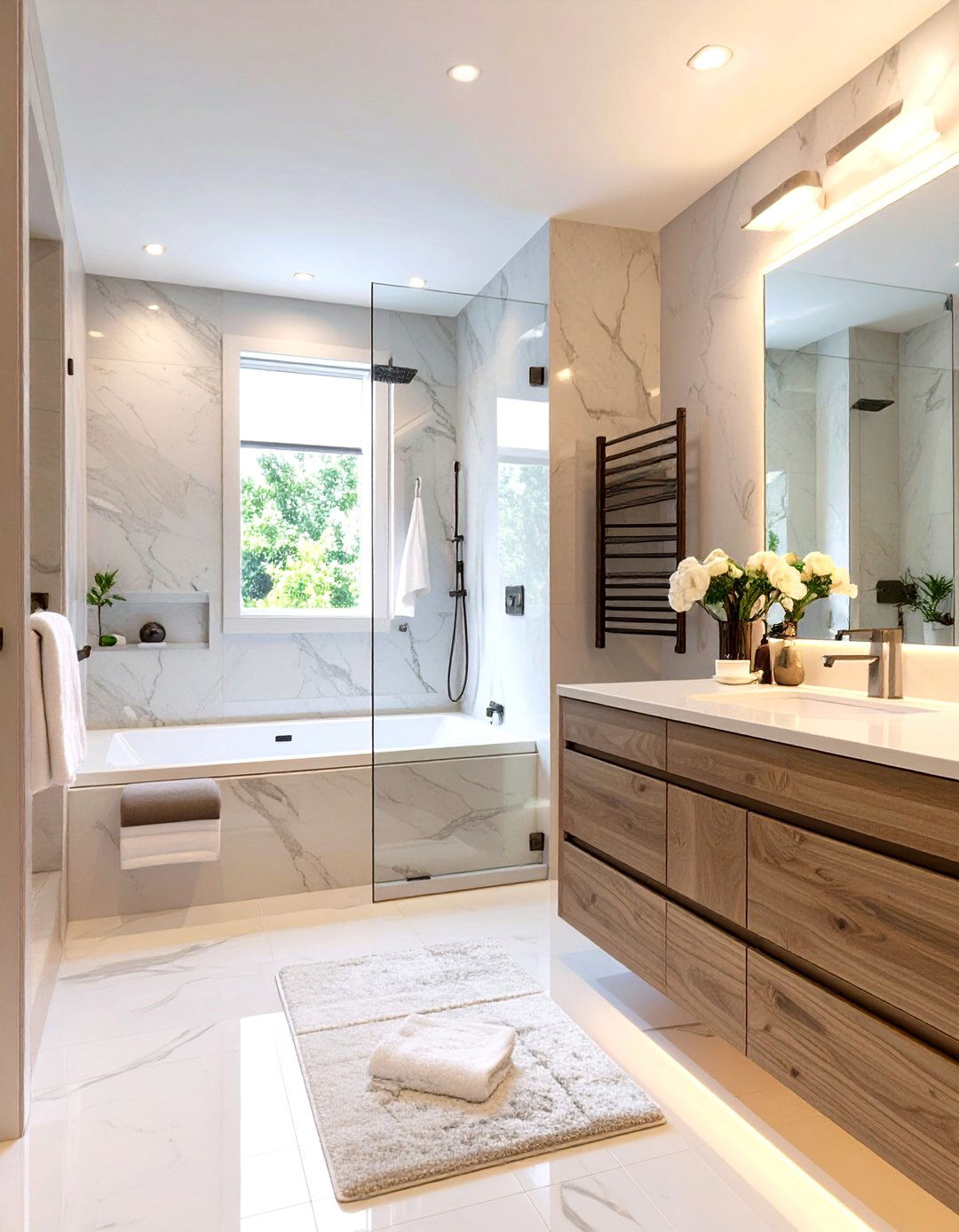 The Hotel Inspired Luxury Bathroom - 30 master bathroom remodel ideas