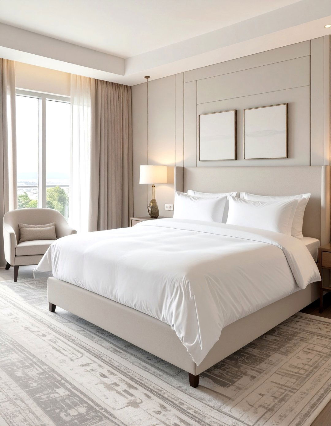 The Hotel Inspired Luxury Bedroom - 30 neutral bedroom ideas