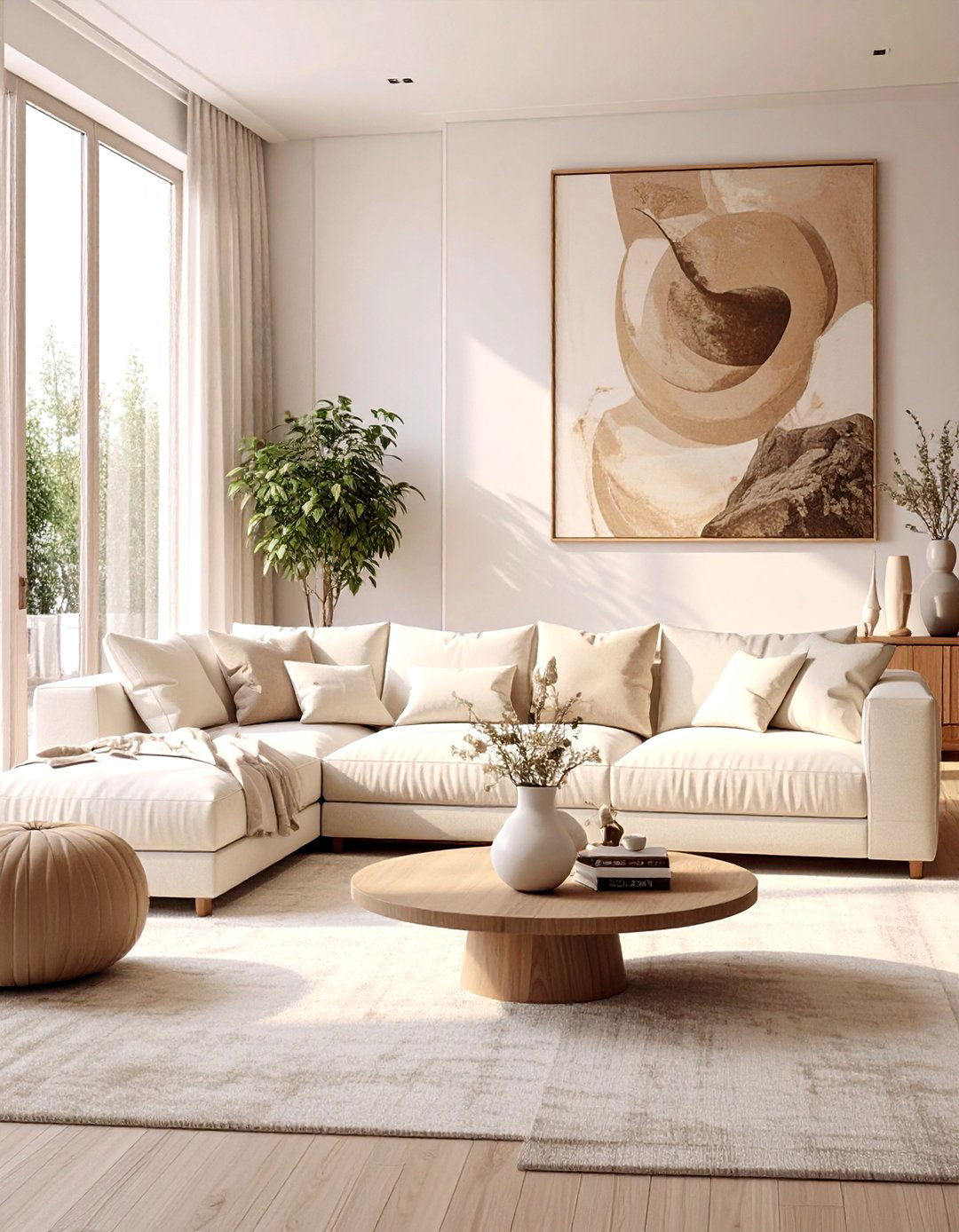 The Hotel Inspired Luxury Living Room - 30 neutral living room ideas