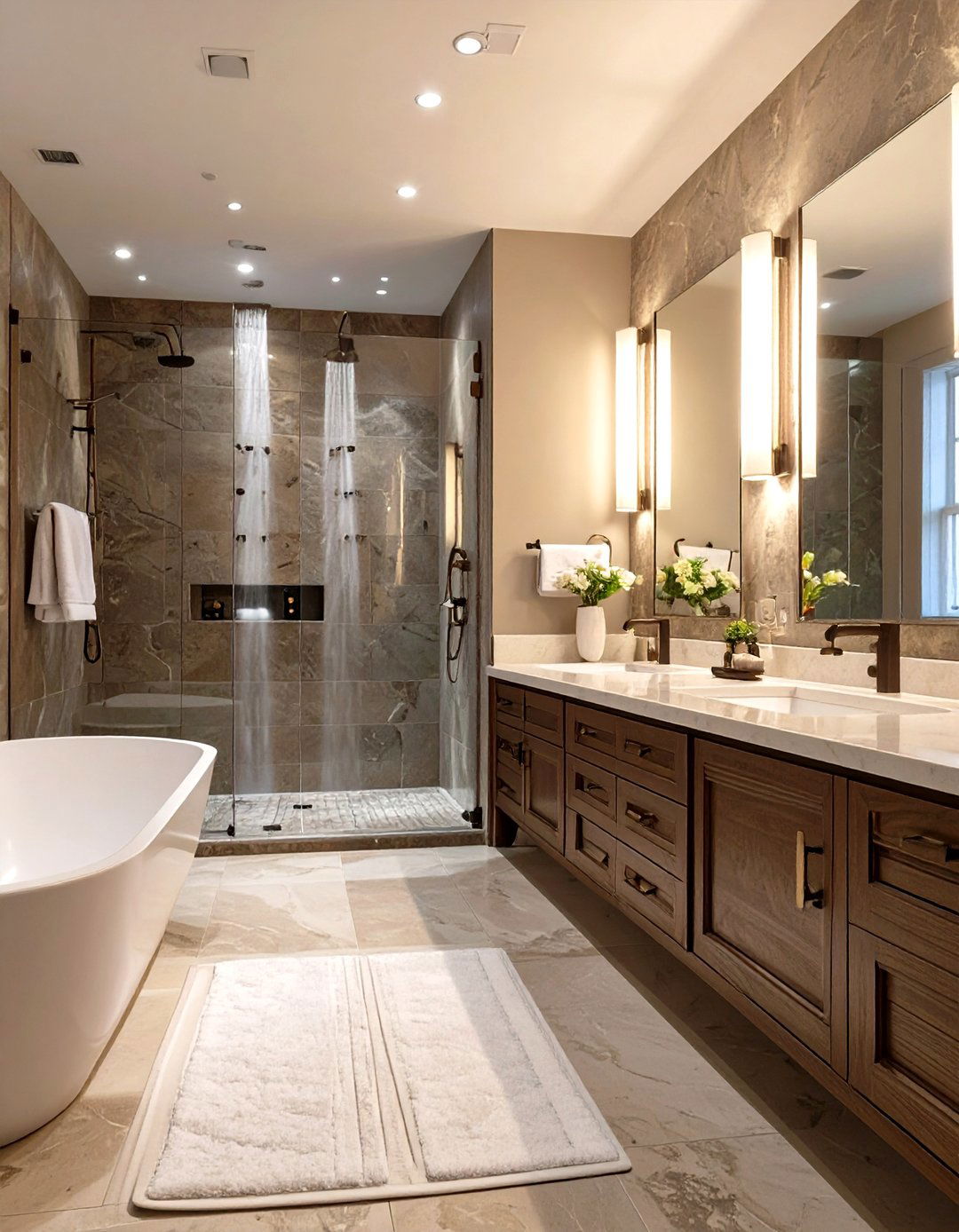 30 Luxury Modern Luxury Master Bathroom Ideas to Love - We Love Home Blog