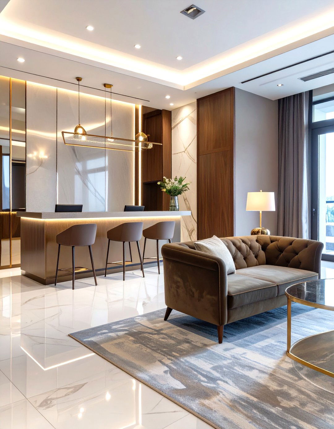 The Hotel Lobby Luxury Office - 30 office  decorating ideas