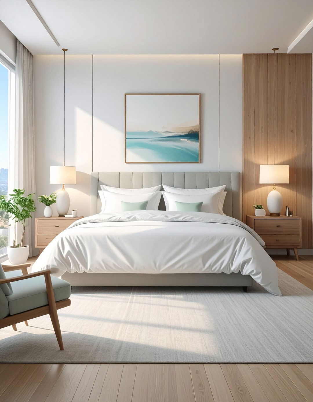 The Hotel Luxe Minimalist Guest Bedroom - 30 minimalist interior design ideas