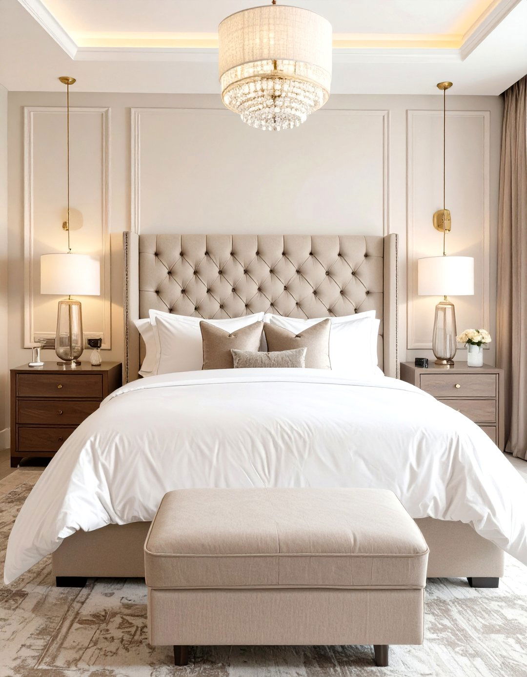 The Hotel Luxury Bedroom at Home - 30 cozy master bedroom ideas