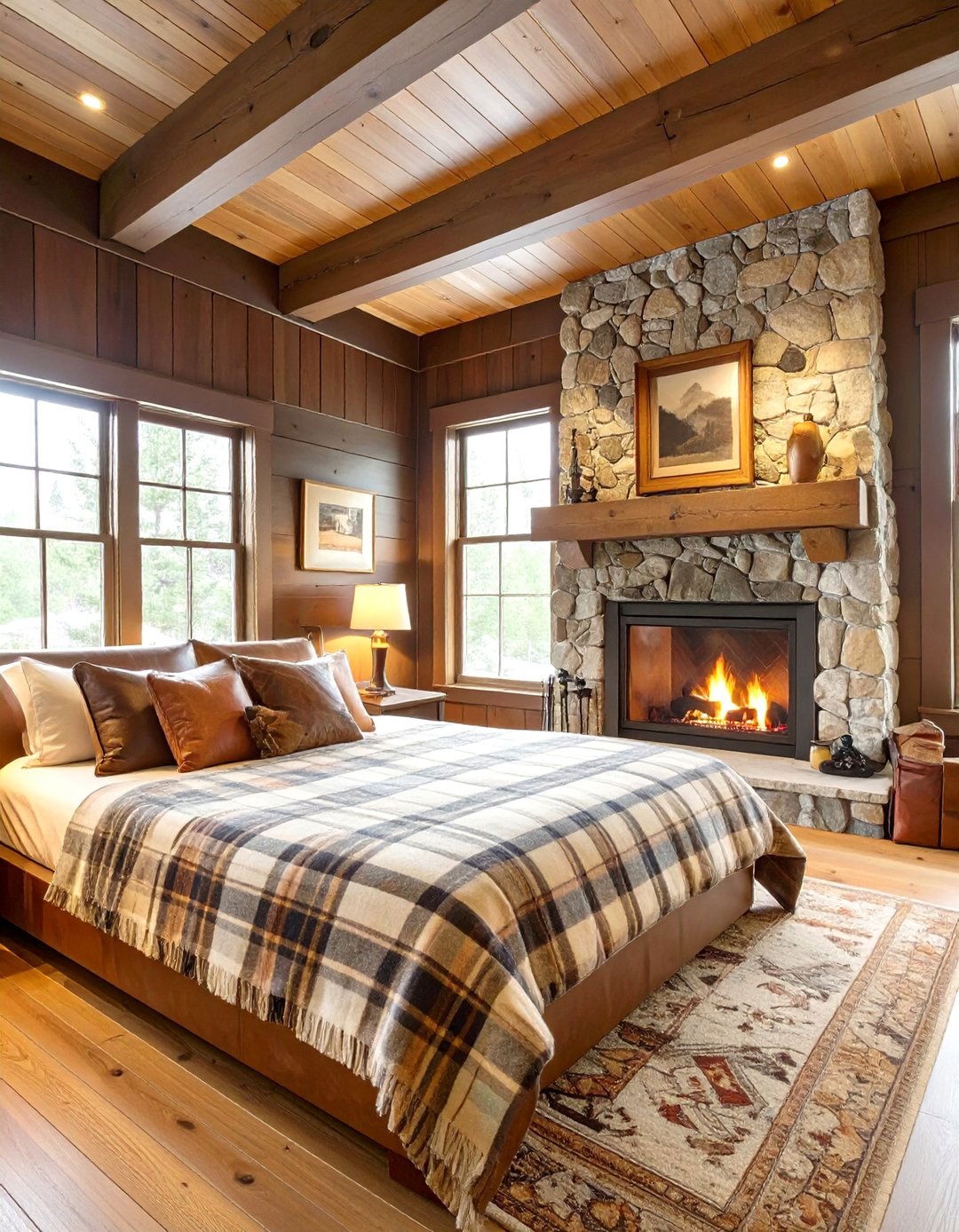 The Hunters Lodge Bedroom - 30 cabin bedroom ideas
