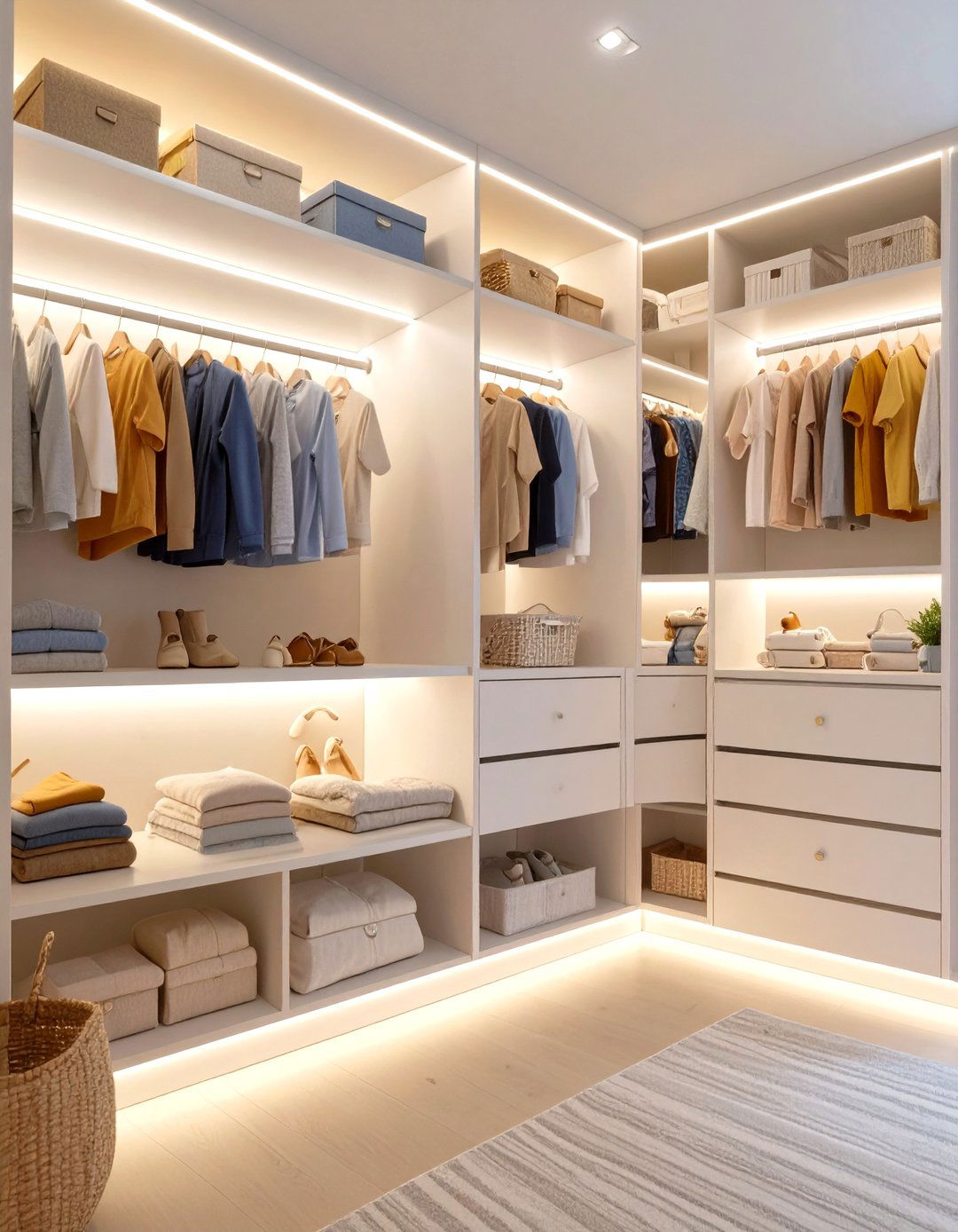 The Illuminated Nursery Closet - 30 nursery closet ideas