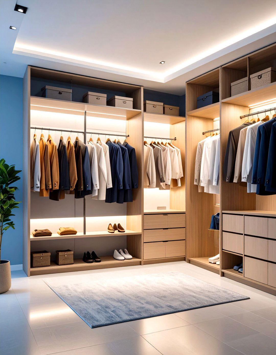 The Illuminated Rod Small Closet - 30 layout small closet design ideas