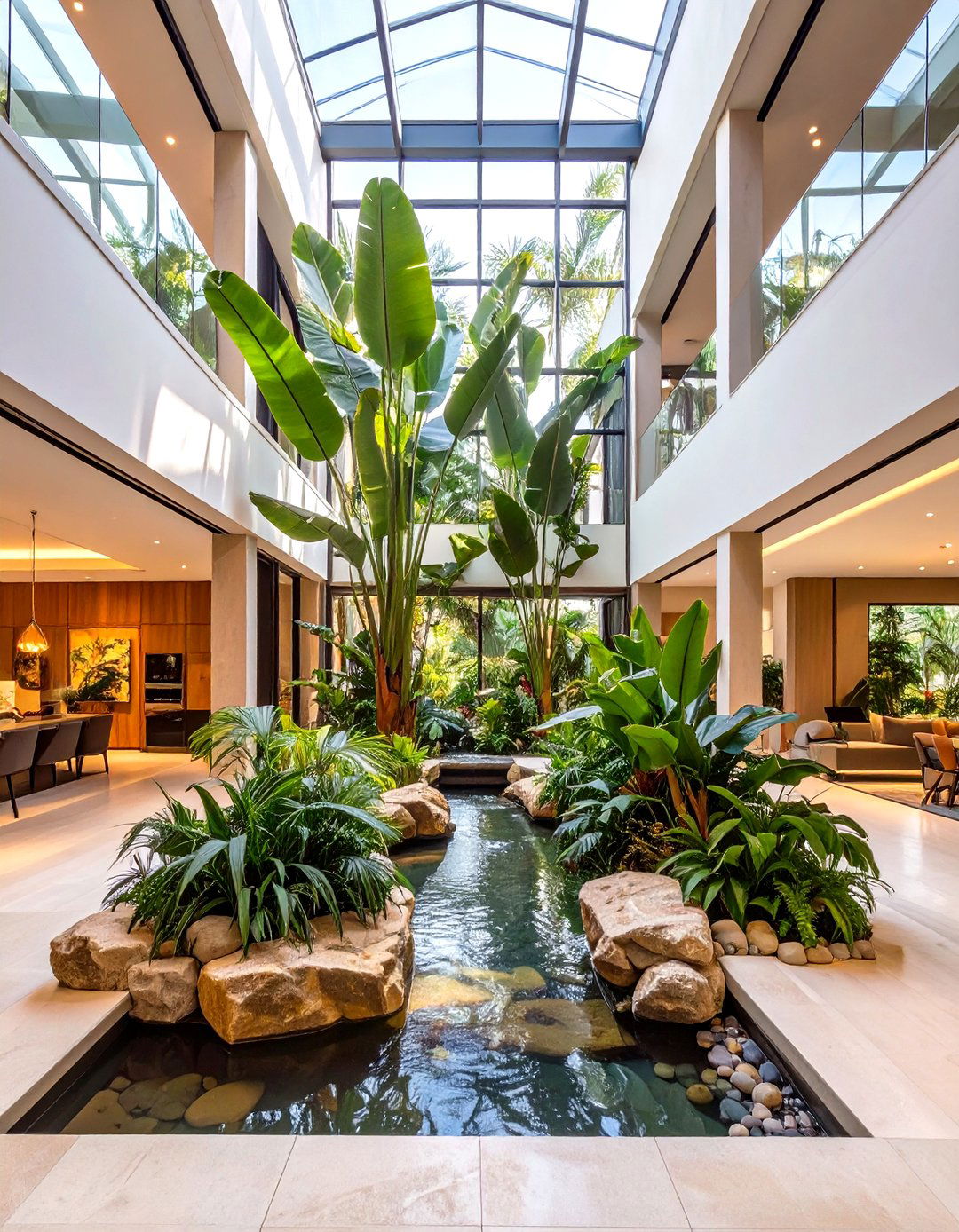 The Indoor Garden Atrium - 30 contemporary home design ideas