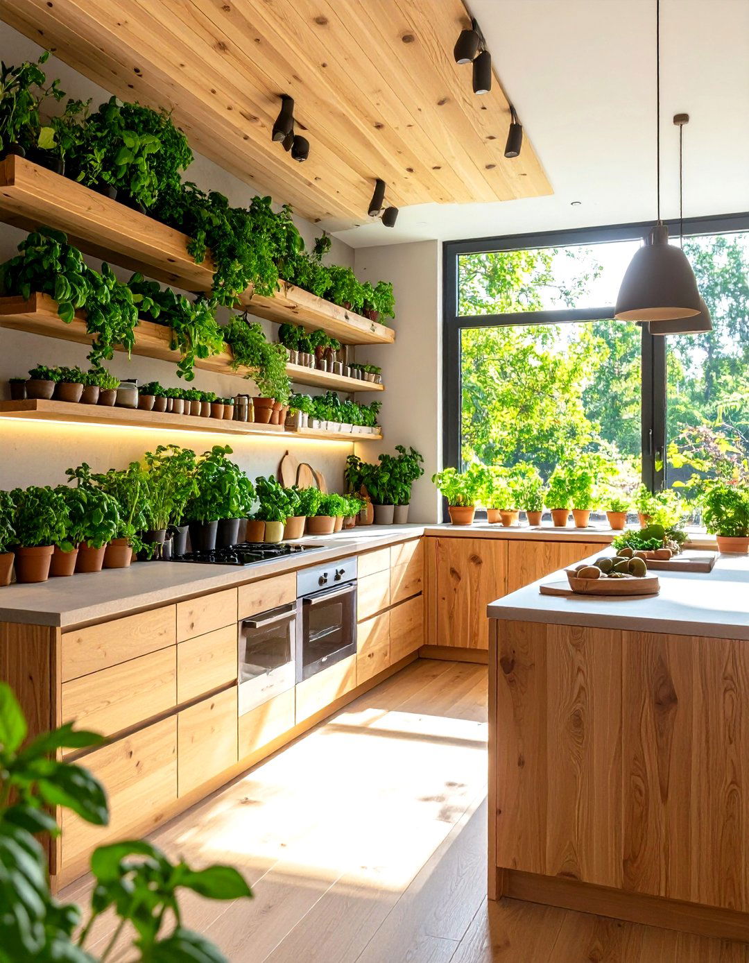 The Indoor Garden Kitchen - 30 italian kitchen design ideas