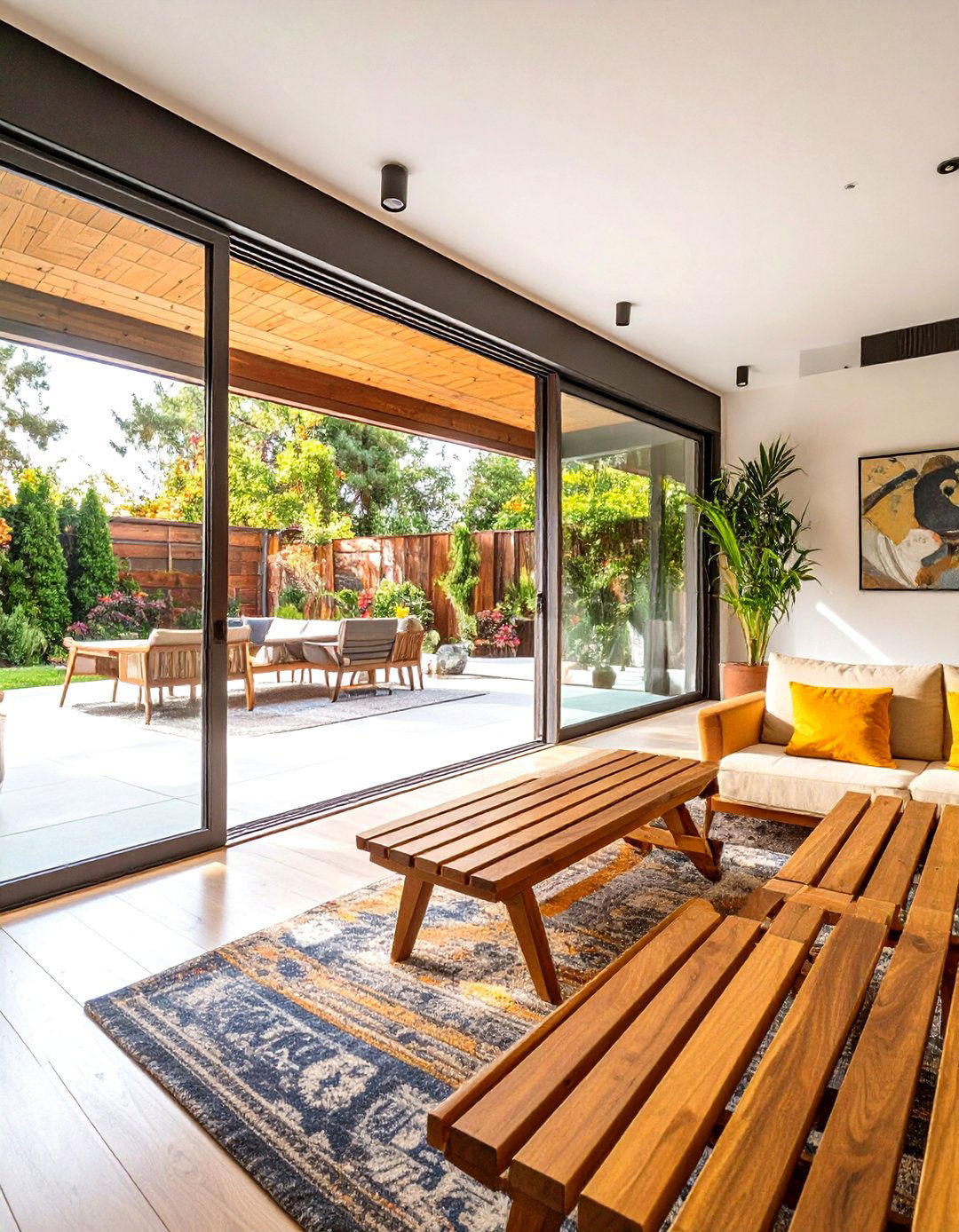 The Indoor Outdoor Flow Patio - 30 midcentury modern interior design ideas