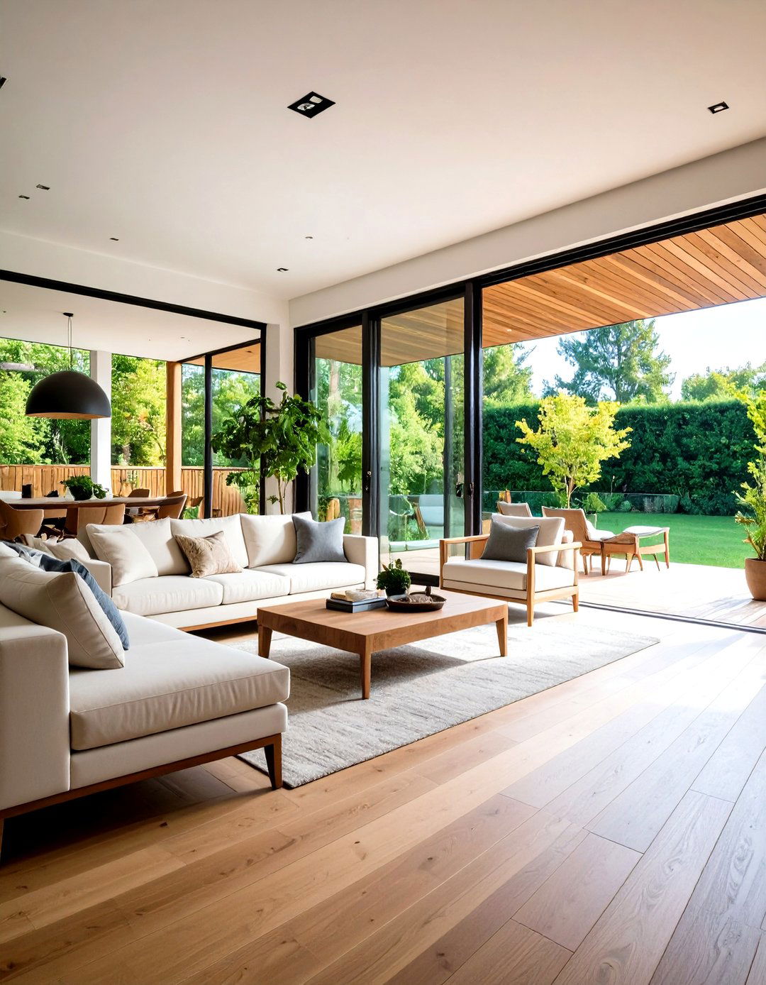 The Indoor Outdoor Living Room - 30 living room modern ideas