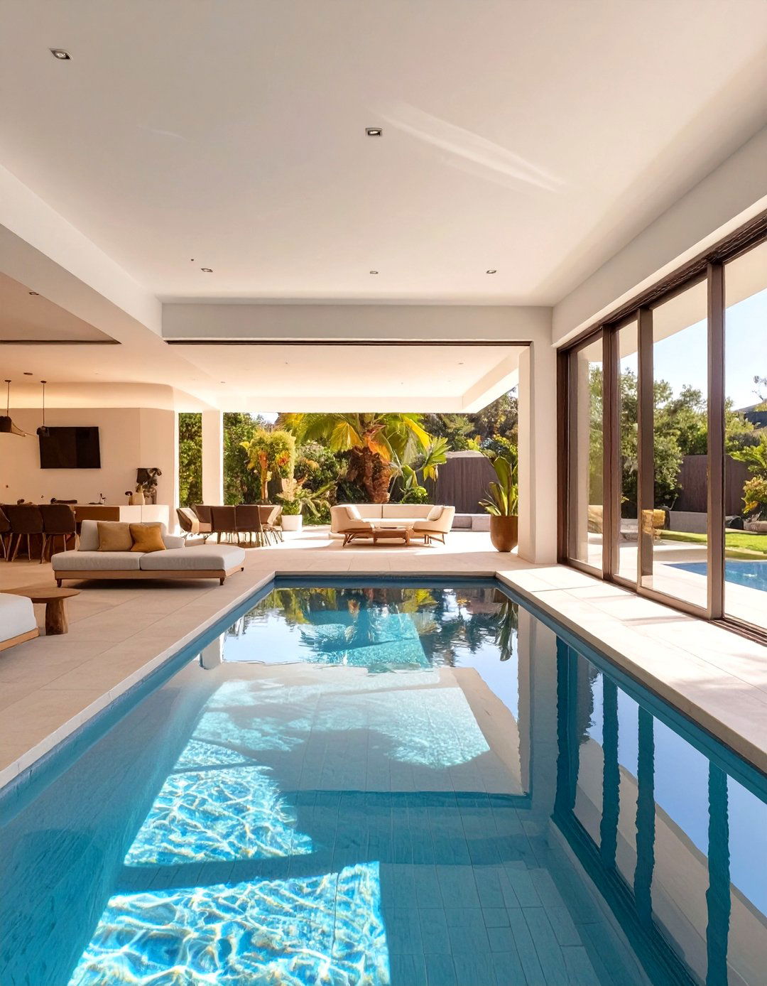 The Indoor Outdoor Pool Pavilion House Design - 30 luxury house design ideas