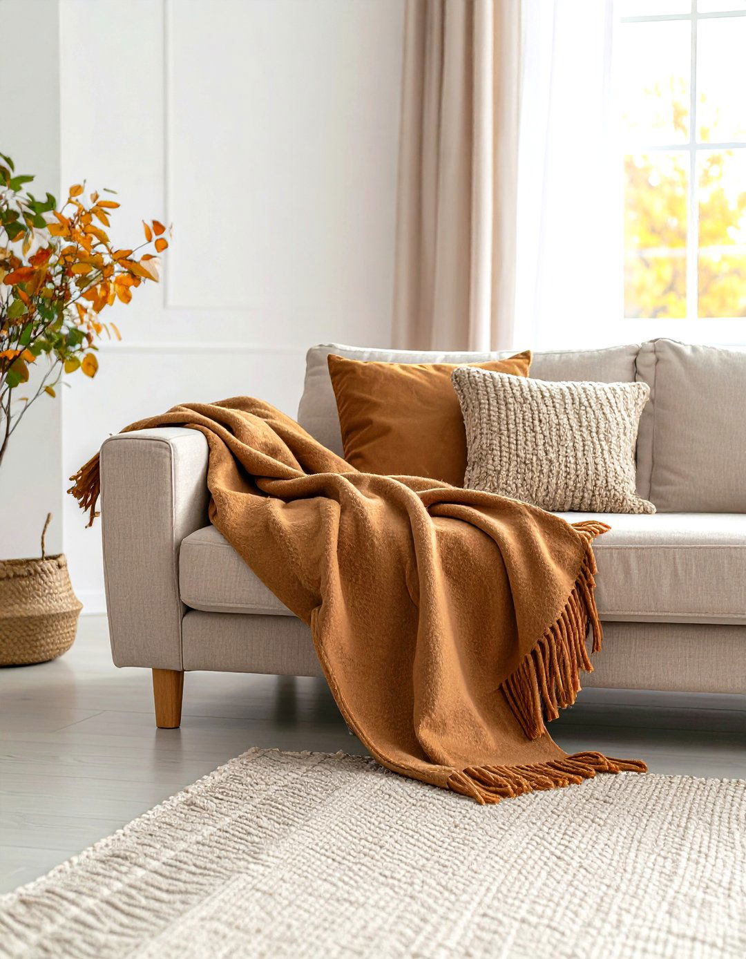 The Indulgence of Cashmere Throw Blankets - 30 quiet luxury interior design ideas