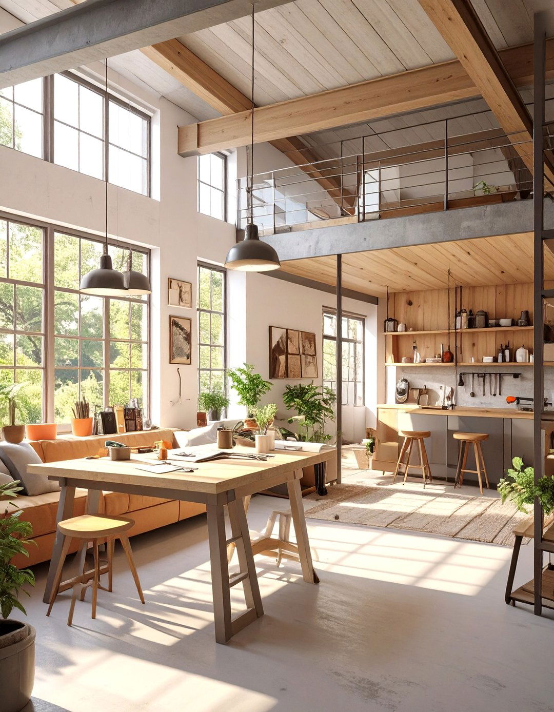 The Industrial AI Workshop - 30 ai tiny home interior ideas
