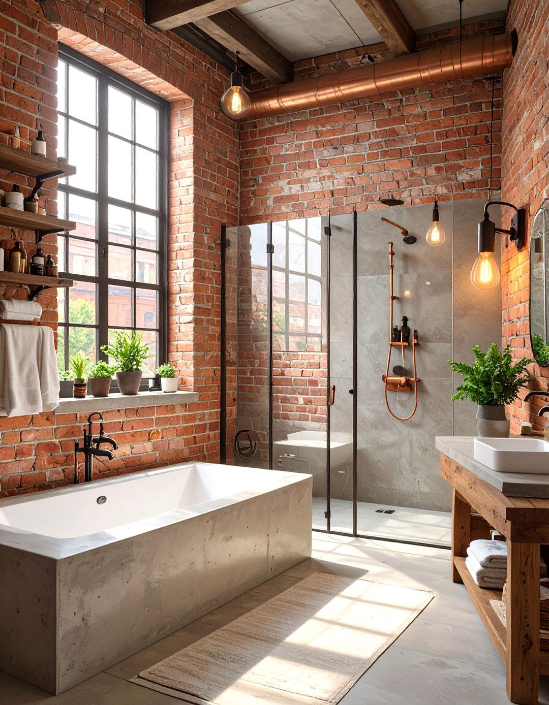 The Industrial Chic Bathroom - 30 bathroom ideas photo gallery