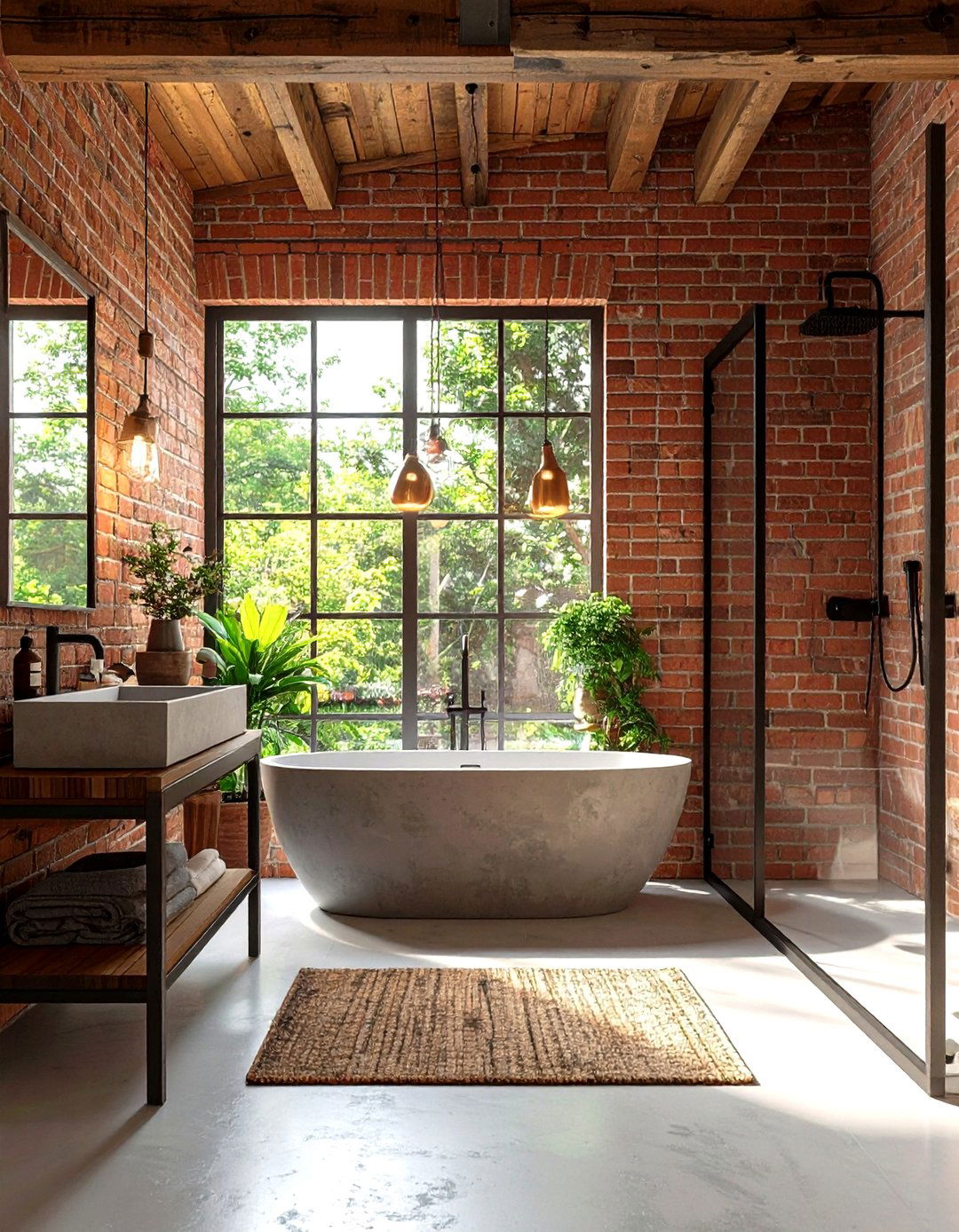 The Industrial Chic Bathroom - 30 elegant bathroom ideas