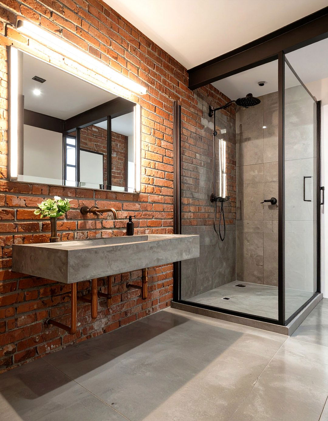 The Industrial Chic Bathroom - 30 master bathroom ideas photo gallery