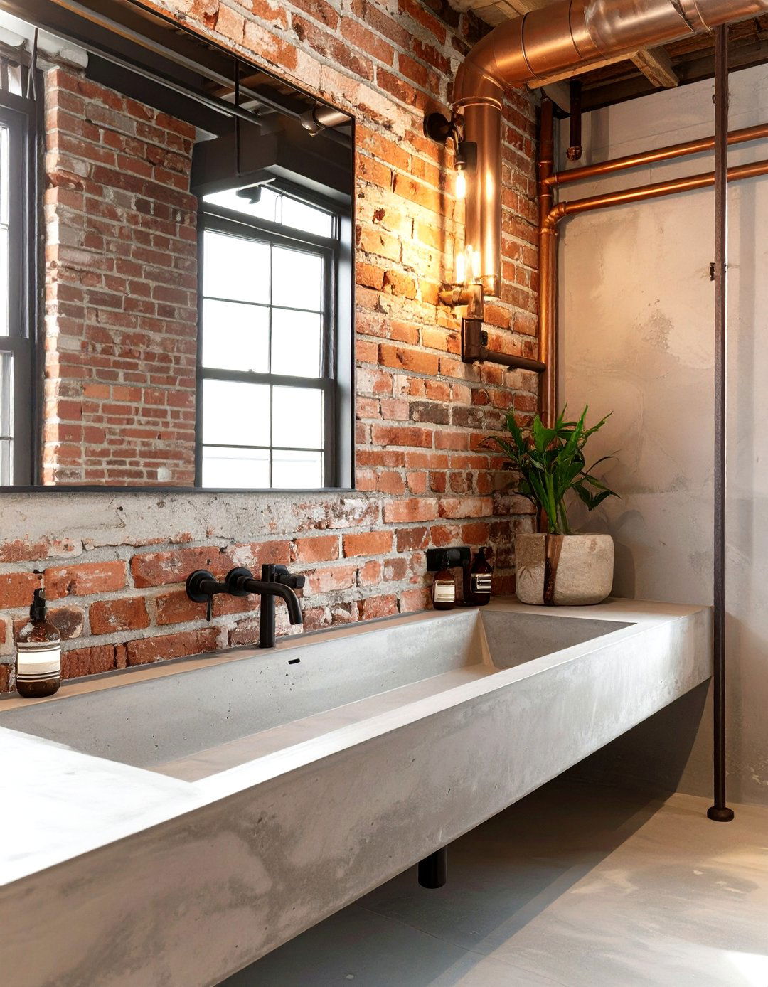 The Industrial Chic Bathroom - 30 bathroom remodeling ideas