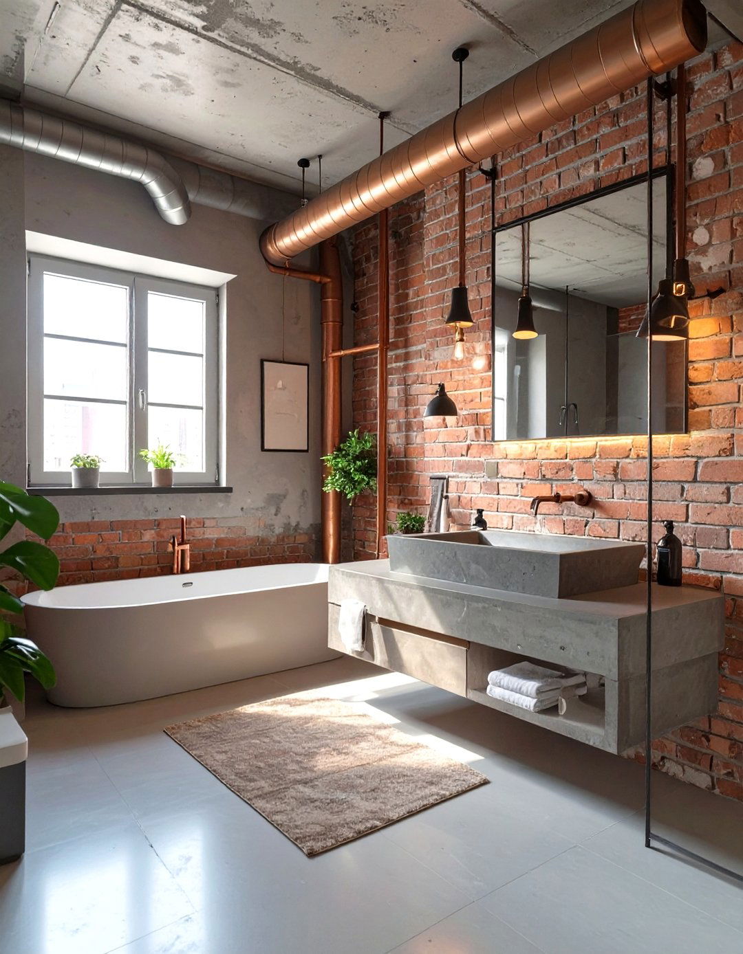 The Industrial Chic Bathroom - 30 bathroom update ideas
