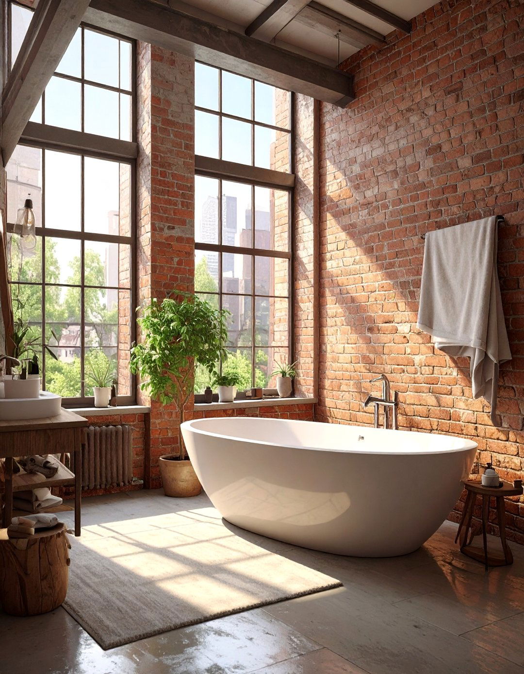 The Industrial Chic Bathroom - 30 ai spa bathroom design ideas
