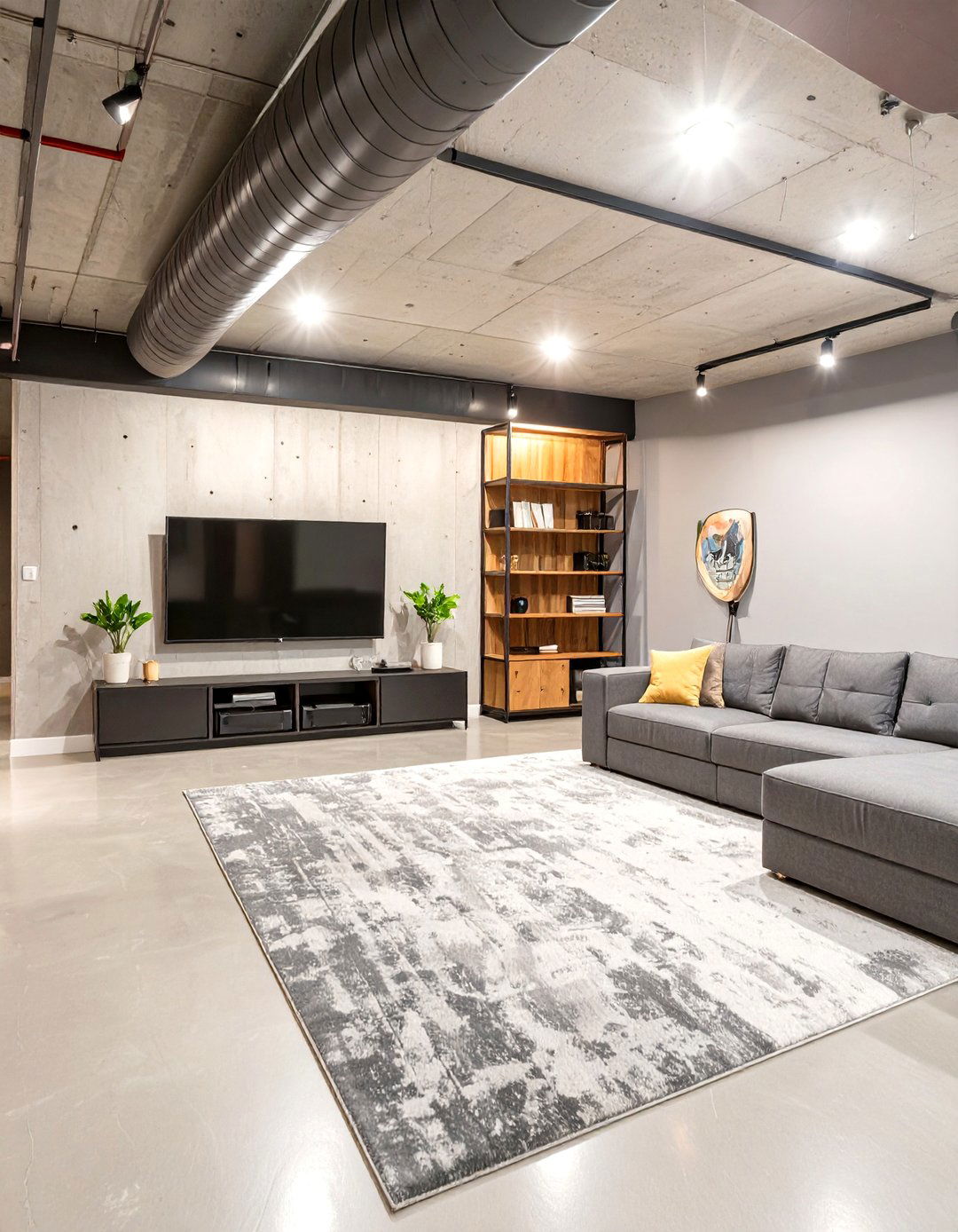 30 Modern Unfinished Basement Ideas for Extra Space