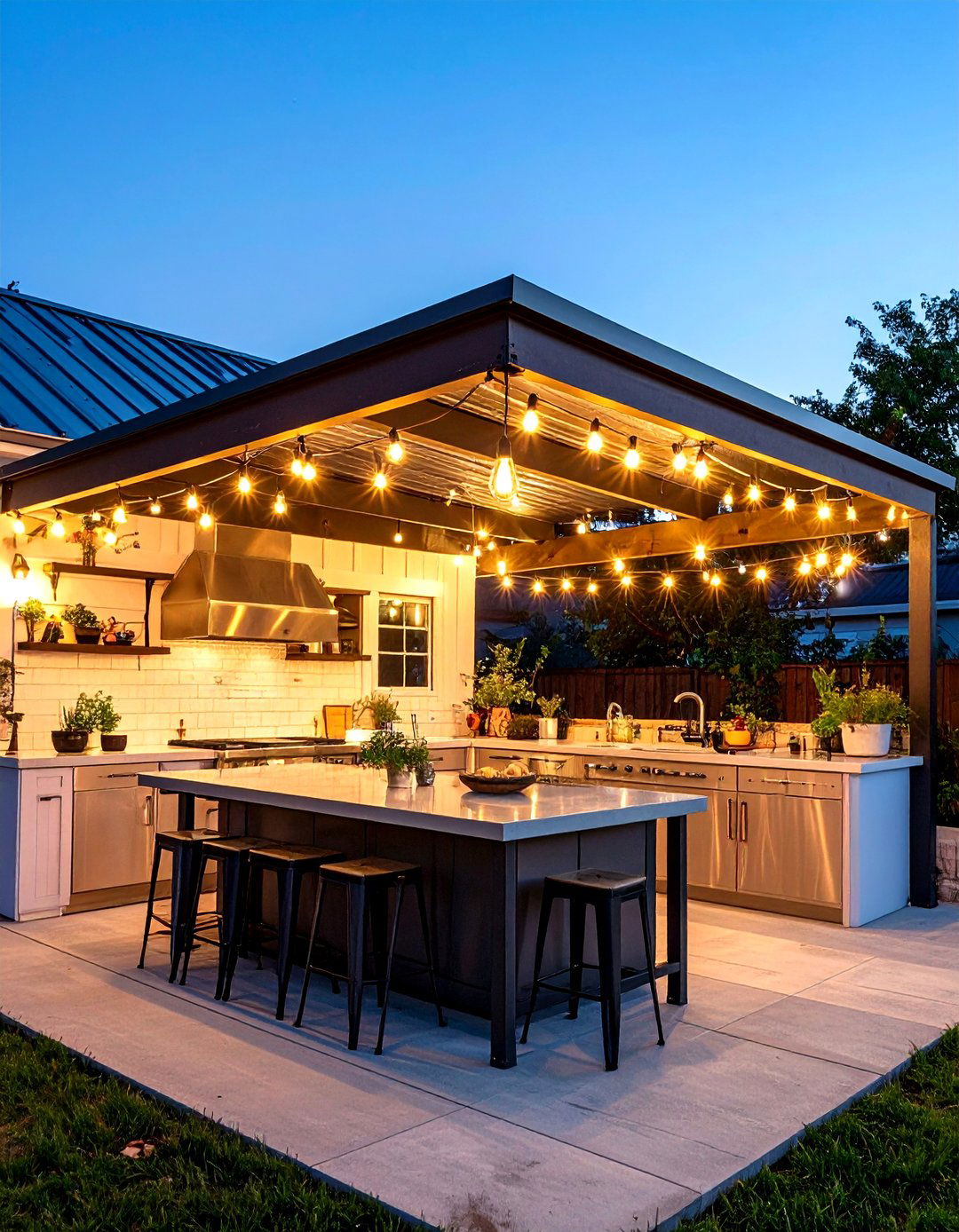 30 Backyard Covered Outdoor Kitchen Ideas for Home Chefs