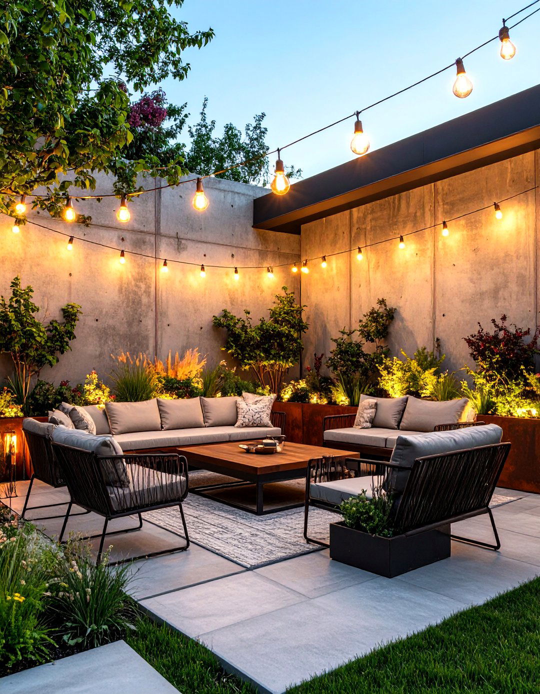 The Industrial Chic Patio - 30 landscape design and build ideas