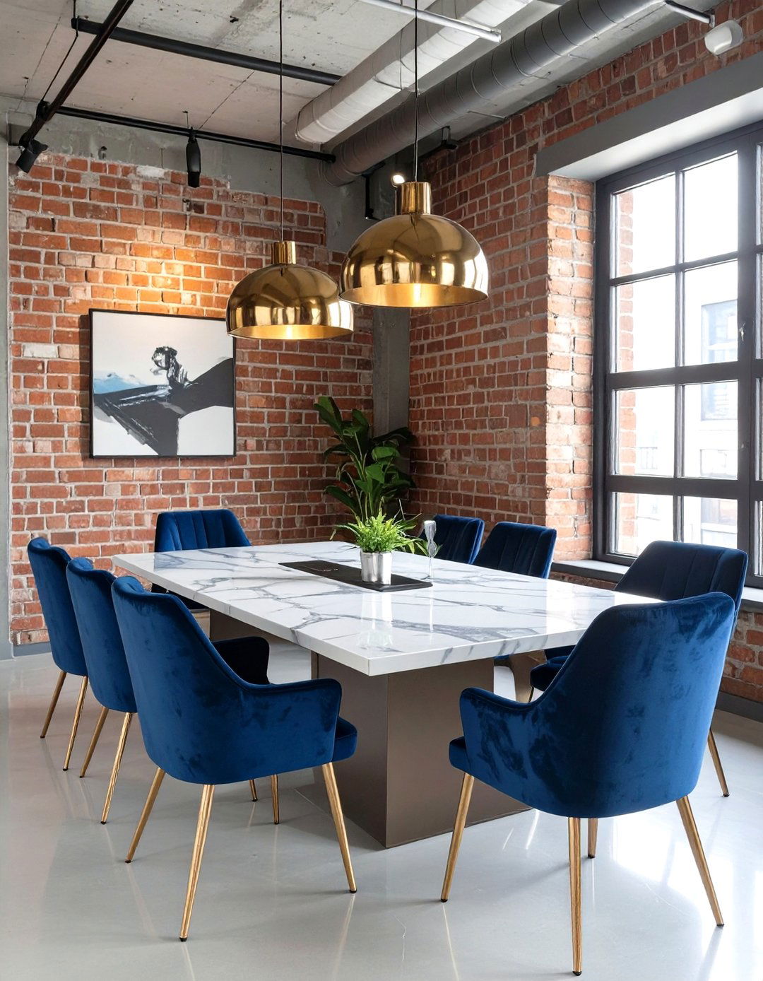 The Industrial Chic Refined Office