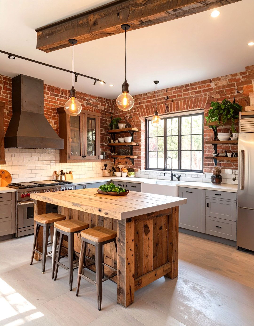 The Industrial Cottage Hybrid Kitchen - 30 cozy cottage cottage interior design ideas
