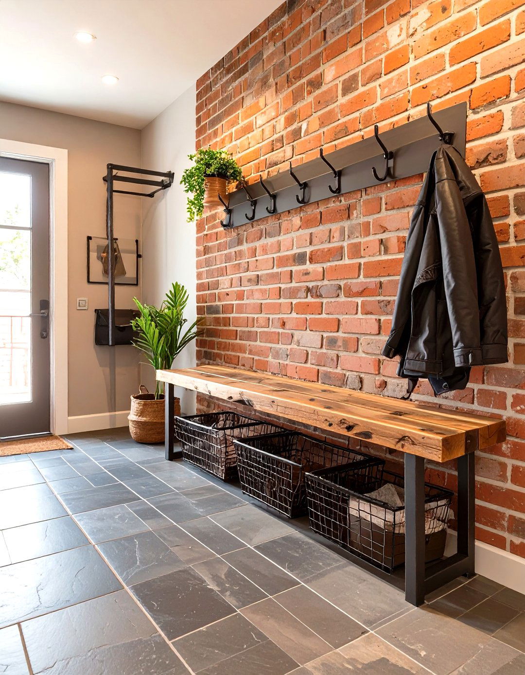 The Industrial Entryway and Mudroom - 30 modern industrial interior design ideas