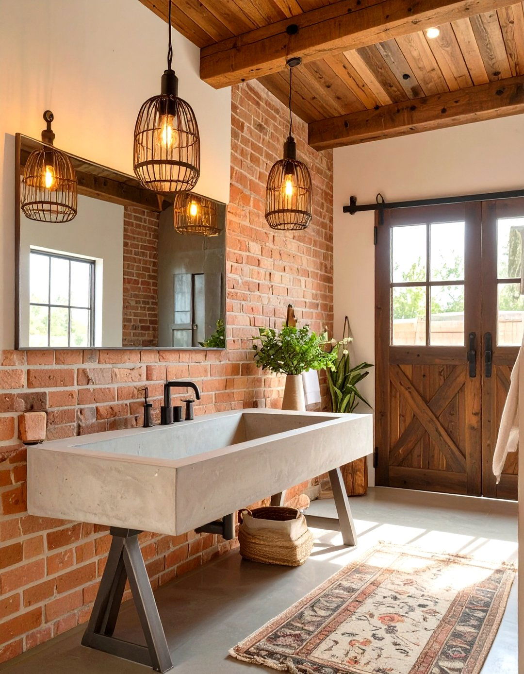 The Industrial Farmhouse Bathroom Fusion - 30 farmhouse bathroom decor ideas