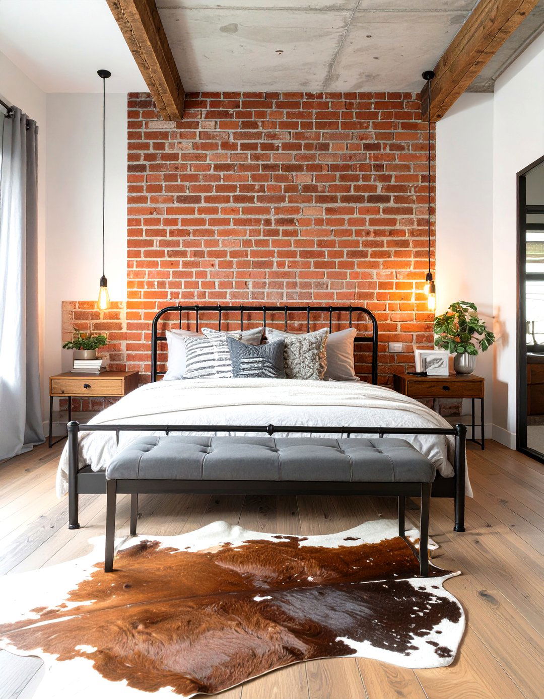 The Industrial Farmhouse Bedroom - 30 country bedroom ideas